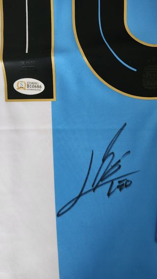 Maglia Messi 10 Argentina autografata con COA