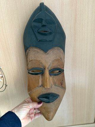 Máscara africana , mejicana Sargadelos , romanas