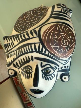 Máscara africana , mejicana Sargadelos , romanas
