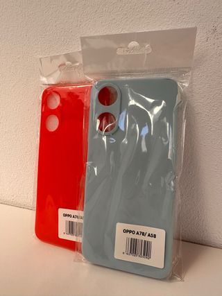 Custodie in silicone per OPPO A78/A58, colori disponibili