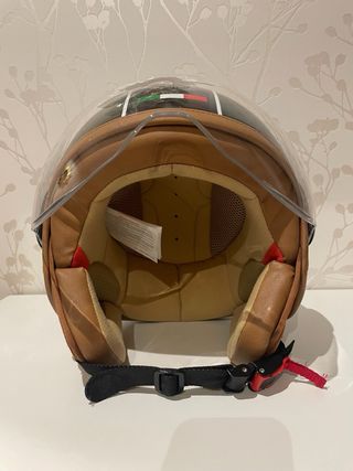 Casco Jet Xenón Retro Negro