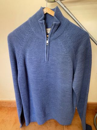 Jersey Sfera Azul Cuello Alto Talla M