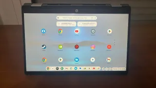 HP Chromebook Táctil Reversible Gris/Plata