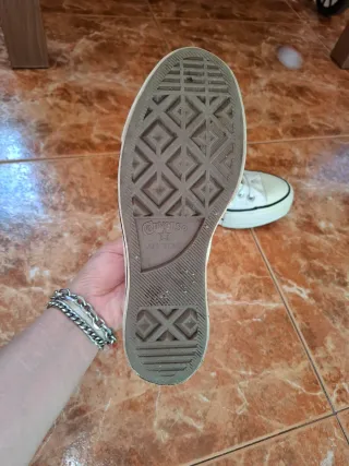 Converse plataforma blancas T38