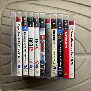 Lotto 10 Giochi PS3 + 1 Scatola Vuota