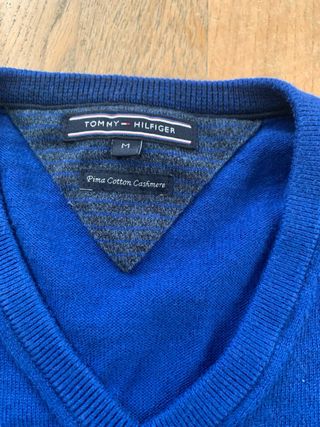 Jersey Tommy Hilfiger Azul V-Neck