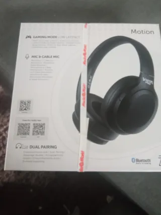 Auriculares Bluetooth Vista Pro Motion Negros