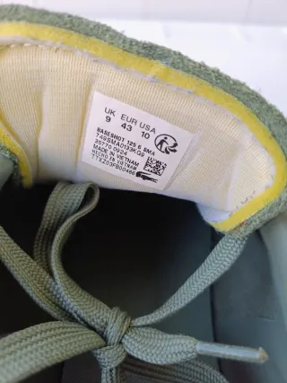 Tênis Lacoste Baseshot Verde Camurça