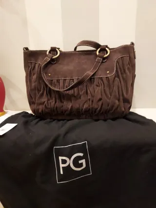 Bolso Piel Vacuno Purificación García Marrón