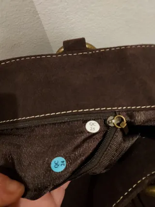 Bolso Piel Vacuno Purificación García Marrón