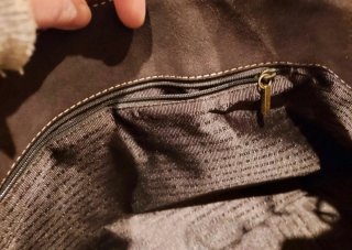 Bolso Piel Vacuno Purificación García Marrón