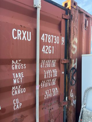 Contenedor marítimo 40 pies