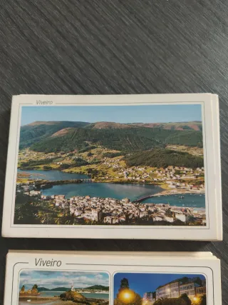 Lote Postales Ribadeo y Viveiro Años 80/90