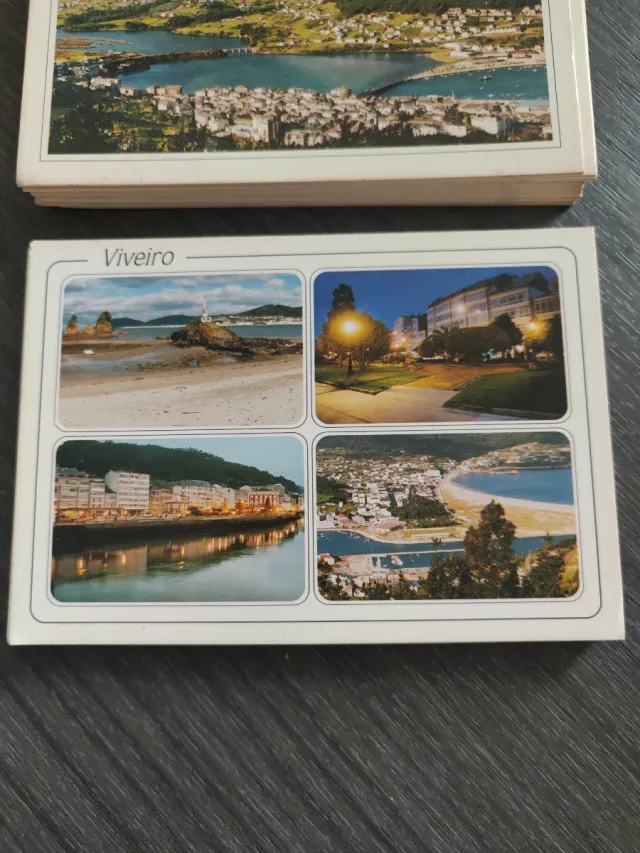 Lote Postales Ribadeo y Viveiro Años 80/90