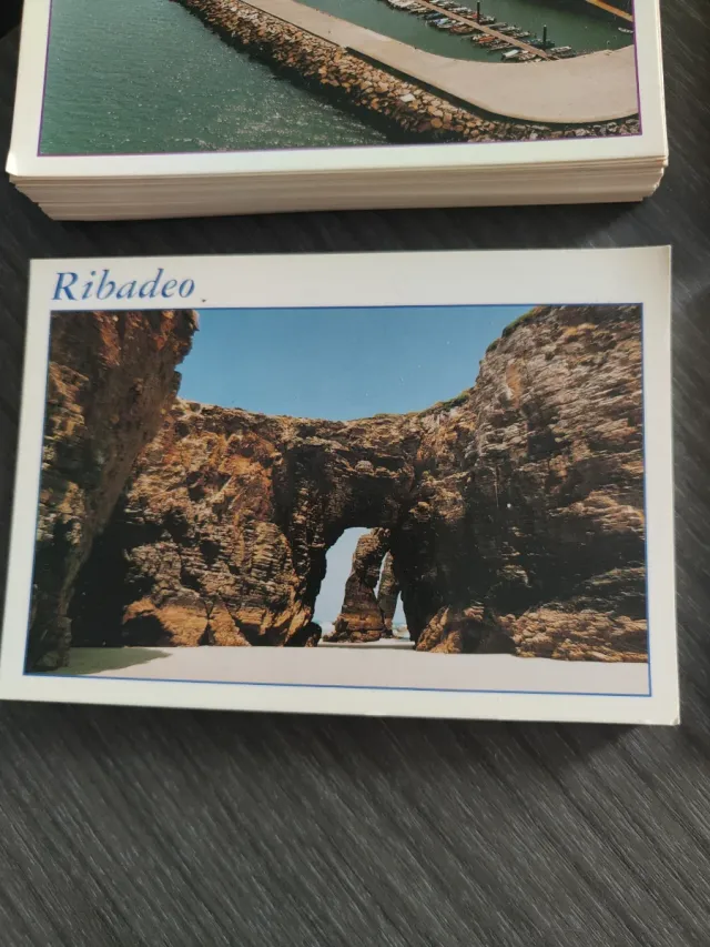 Lote Postales Ribadeo y Viveiro Años 80/90