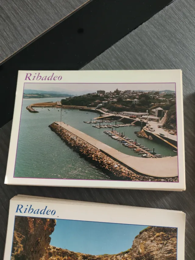 Lote Postales Ribadeo y Viveiro Años 80/90
