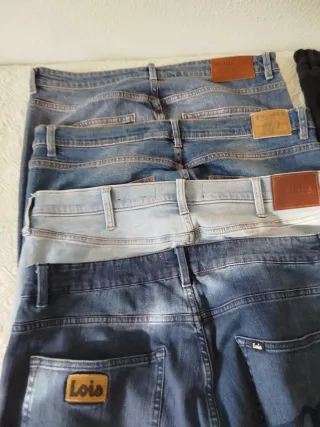 Lote de 8 pantalones vaqueros distintas marcas, 48