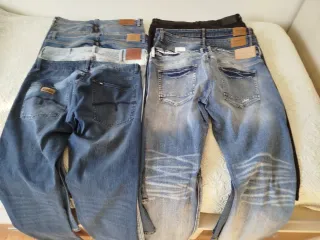Lote de 8 pantalones vaqueros distintas marcas, 48