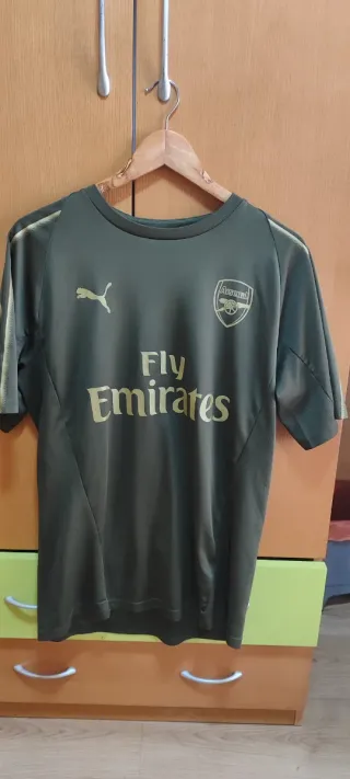 Camiseta Arsenal Puma Verde y Dorada