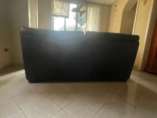 Divano 2 posti grande in pelle