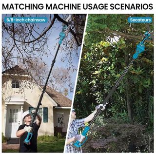 Extensión para podadora/sierra eléctrica.