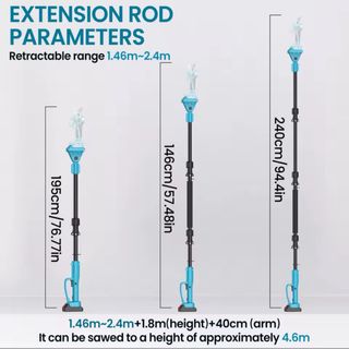 Extensión para podadora/sierra eléctrica.