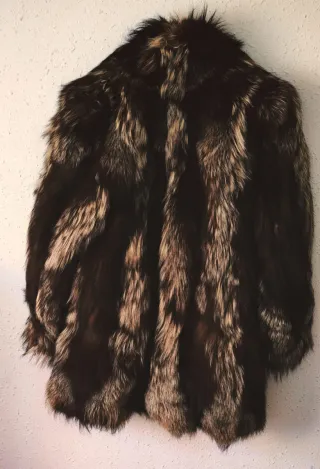 Abrigo de piel Zorro Argente