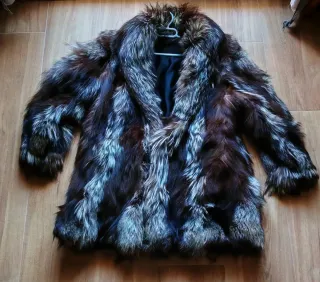 Abrigo de piel Zorro Argente