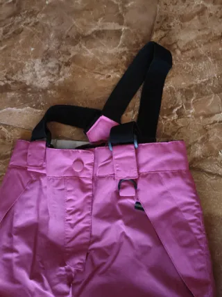 Pantalón de esquí para niña rosa