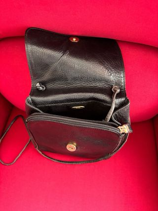 Bolso de piel Acosta negro