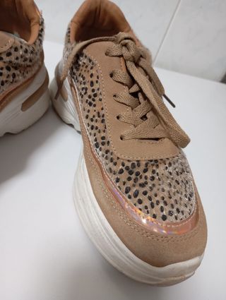 Zapatillas animal print/ leopardo