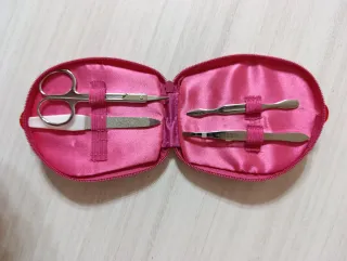 Pochette cupcake rosa e bianca