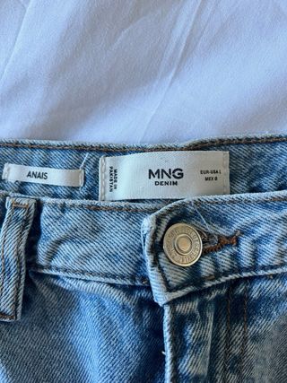 Falda vaquera midi mango