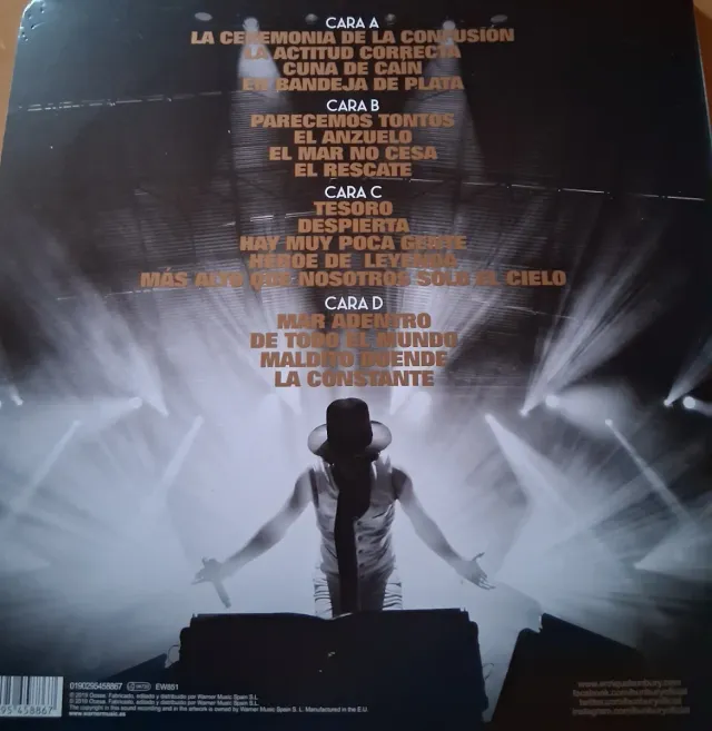 Vinilo Bunbury California Live!!!