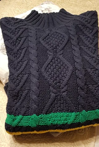 Jersey Ralph Lauren azul con rayas de colores