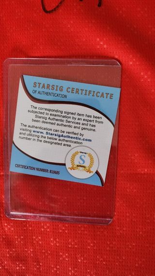 Maglia Cr7 Portogallo autografata con COA