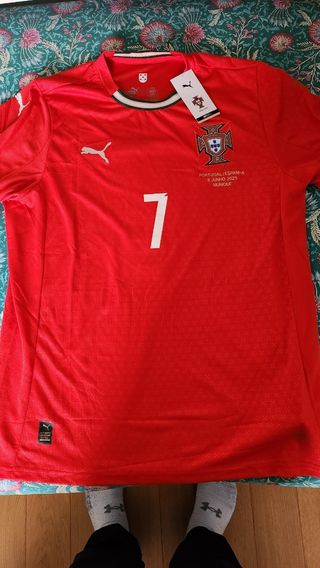 Maglia Cr7 Portogallo autografata con COA