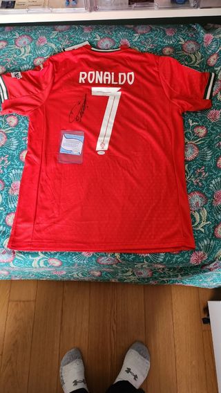 Maglia Cr7 Portogallo autografata con COA