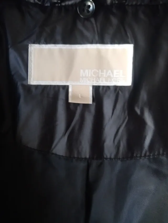 Abrigo Michael Kors Negro Mujer