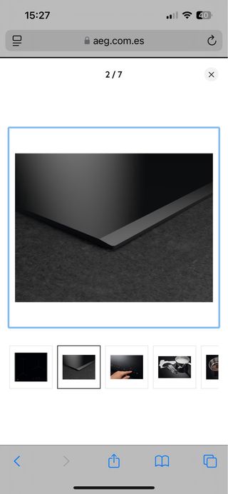 Placa de inducción AEG Nueva a estrenar.