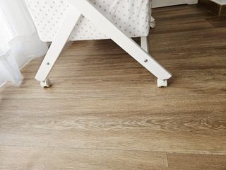 Minicuna tijera madera blanca