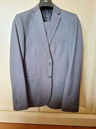 Abito uomo righine grigio tg 46