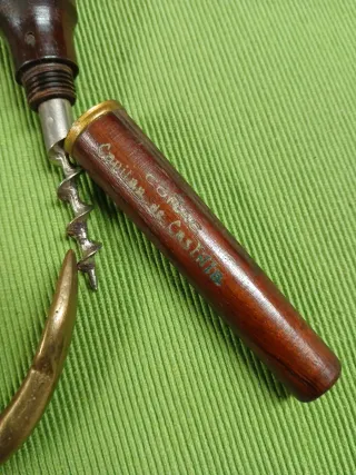 Set 6 Cavatappi Vintage Metallo Legno