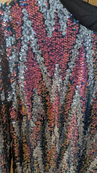 Vestido fiesta lentejuelas H&M Talla L