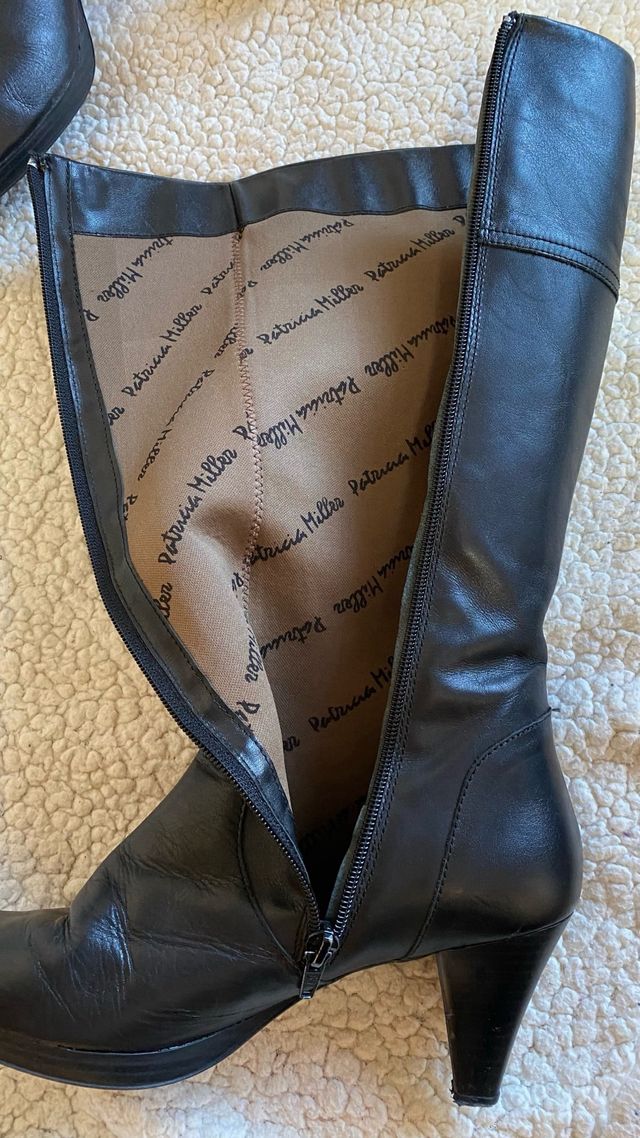 Botas caña alta piel Patricia Miller T40