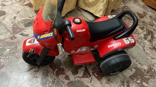 Moto Elettrica Ducati Bambini Rossa
