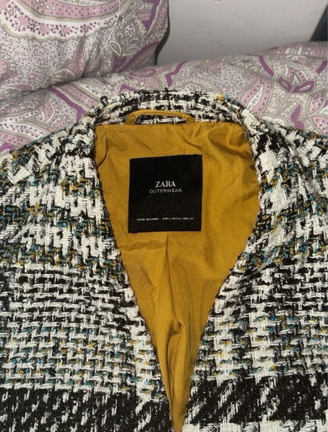 Abrigo Largo Zara Mujer Talla L