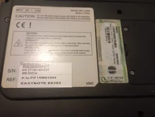 Packard Bell Portátil Plata