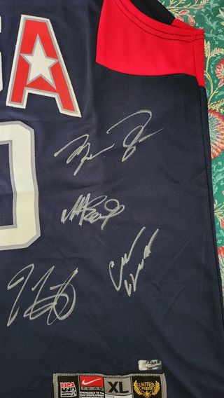 Maglia USA Kobe Bryant autografata Team USA COA