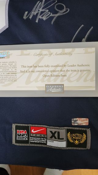 Maglia USA Kobe Bryant autografata Team USA COA